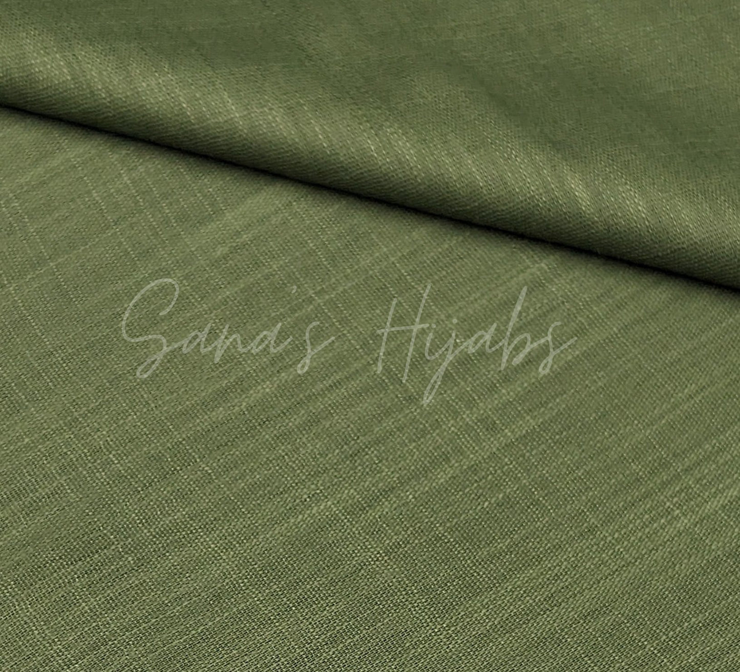 Premium Turkish Lawn (Wrinkle free)-Army Green