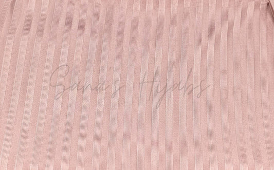 Striped Jersey Hijab-Oriental Pink