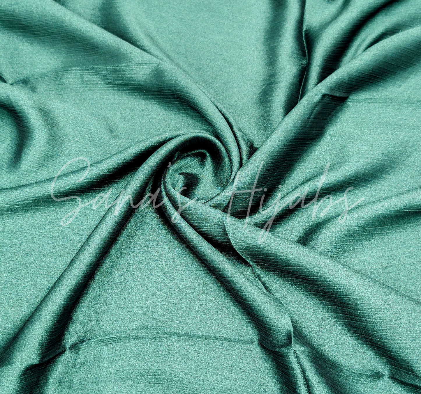 Luxury Crinkle Chiffon (Shiny) -Dark Green