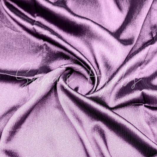 Luxury Crinkle Chiffon (Shiny)-Dark Purple